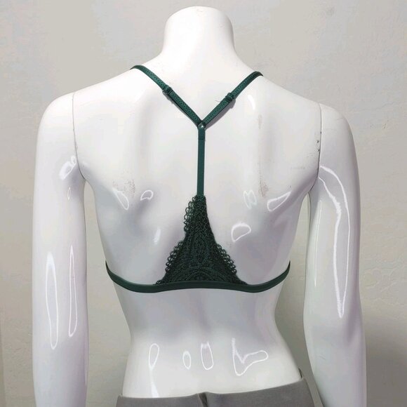 Victoria's Secret Front-Close Bralette in Emerald Green Size M - Picture 6 of 11